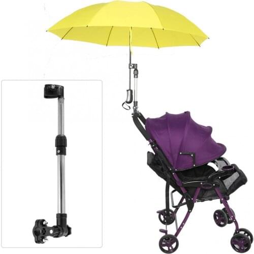 Umbrella Stand Adjustable Stainless Steel Bicycle Baby Stroller MBC UmbrellaStandPram Retractable Umbrella Holder Bicycle parts