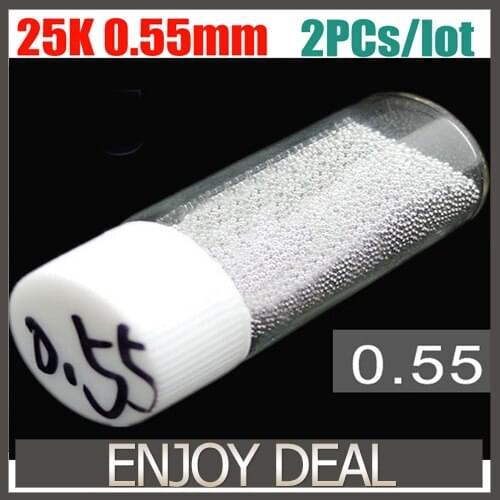 Lead-free 0.55mm 25k BGA solder ball reballing balls