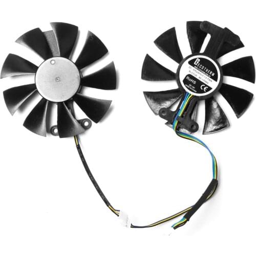 Graphics Card Cooling Fan Replacement Cooler Fan for Dataland PowerColor RX480 RX470 470D 580 Accessories