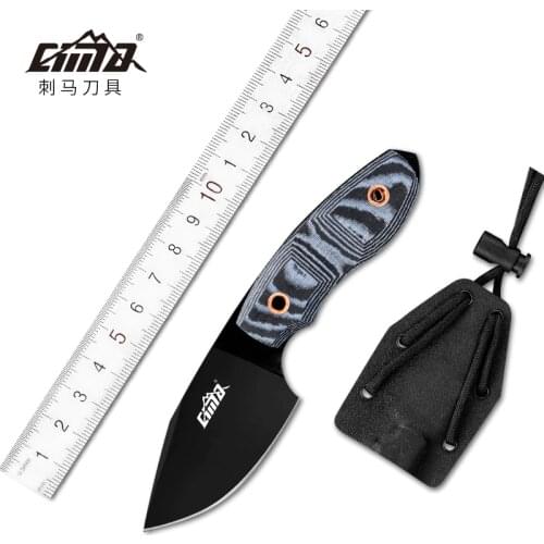 CIMA Full Tang Tactical Camping Knife,EDC camping knife,Fixed Blade Hunting Knife