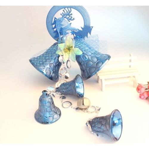 Christmas Wedding Decoration Christmas Tree Large Bell New Year Party Pendant Home Decoration Accessories Craft Supplies Frozen