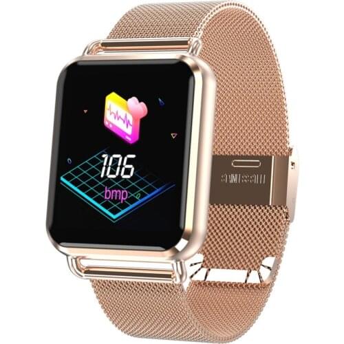 Waterproof Smart Watch Color Screen Step Counting Motion Mode Heart Rate Monitoring Reminder Information Pushing Women Bracelet