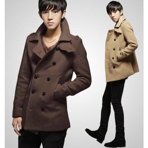 YINGAICONG Mens Long Coats