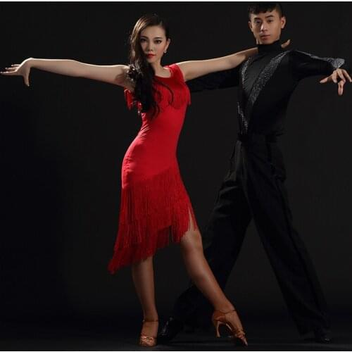 2021 Lady new Latin Dance Dress Competition Practice Dress Costumes Skirt Performing Dress Adult Ruma Samba Fringed Skirt