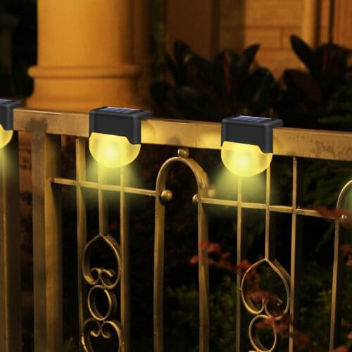1/3/5 PCS LED Solar Step Light IP65 Waterproof Solar Light Is Suitable for Garden Fence and Courtyard Passageway Decoration