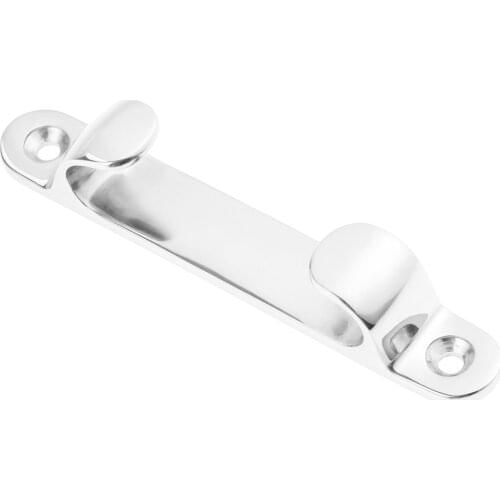 1PC 5" 125mm Silver Straight Fairlead Bow Chock Boat Sailing Line Cleat Boats Accessories 316 Stainless Steel Marine Hardware
