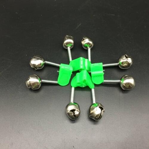 100 pcs Fishing bell, sea pole, bell, alarm, simple double ring, fishing gear, bell