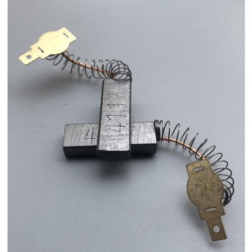 6.3X11X32 Industrial Vacuum Cleaner Parts Inserts Carbon Brush with spring 41mm