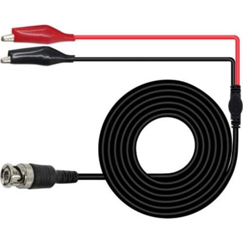 Oscilloscope Accessories P1011 BNC Test Leads BNC Q9 Male Connector to Dual Alligator Clips Oscilloscope Probe Test Leads