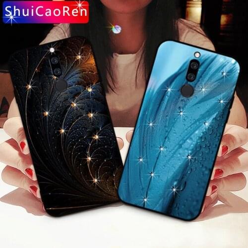 Bling Crystal Rhinestone Case For XiaoMi Black Shark Helo 2 3 Luxury Capa Diamond Cover For PocoPhone X2 M2 F1 F2 Pro X3 NFC