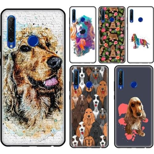 English Cocker Spaniel Dog Case For Huawei Honor 10i 8 9 10 10X Lite 8A 7C 7S 8S 9S 7X 8X 9X 20 4C 6C 7A Pro Cover