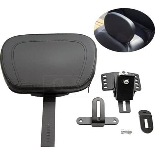 Motorcycle Black Driver Rider Backrest For Harley Touring Electra Street Glide Road King 1997-2017 2016 One-Piece Slotted Seats