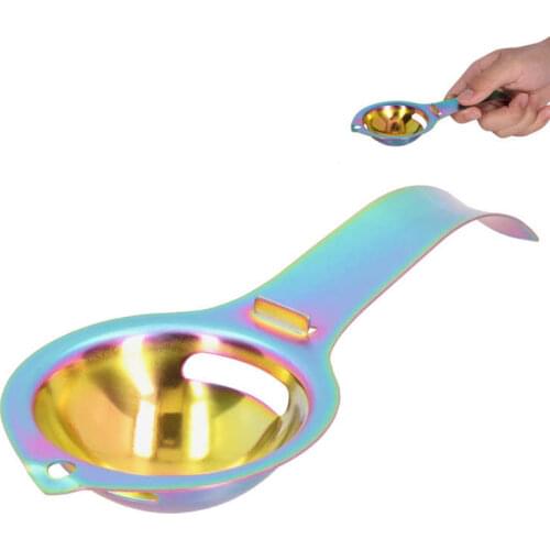 Egg Filter Egg Yolk White Filter Egg Separator Egg Divider Lightweight Portable Dishwasher Safe for Baking for Cooking for Cake