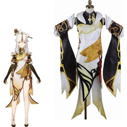 Genshin Impact Ningguang Cosplay Costume Outfits Halloween Carnival Suit