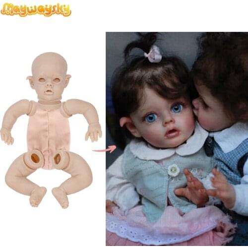 Maywaysky 30cm Mini Elf Doll Unpainted Vinyl Parts Soft Touch Baby Bebe Reborn Gift For Children