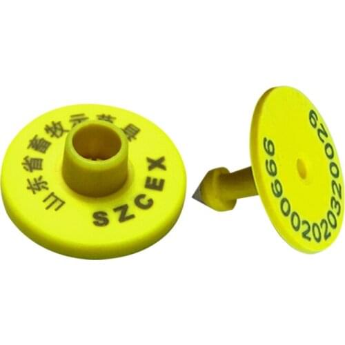 AET08 RFID ANIMAL TAG FDX-B ISO11784 134.2KHZ RFID Sheep Tag