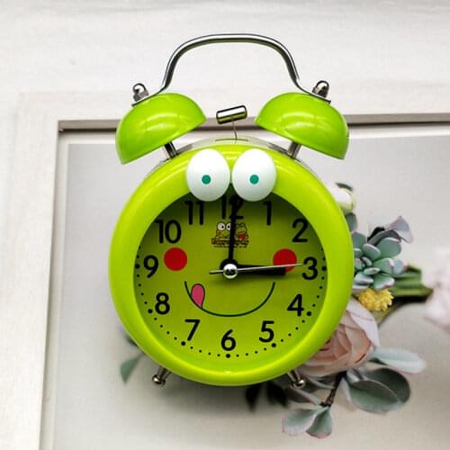 Cute Cartoon Mute Alarm Clocks Children Bedside Night Light Lamps Alarm Clock, Home Desktop Digital Clock Decoration Ornaments