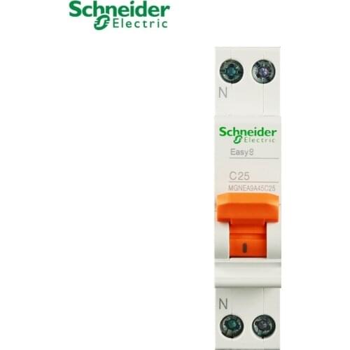 Schneider electric Easy 9 miniature circuit breaker EA9A45 1P+N type C AC 6A 10A 16A 20A 25A 32A 40A air switch MGNEA9A45C