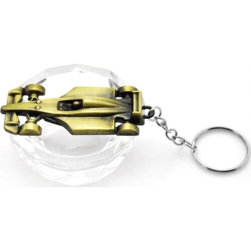New Fashion Trinkets Top Quality Zinc Alloy F1 Racing Car Keyring Mens Gifts Jewelry keychain Original Key Holder