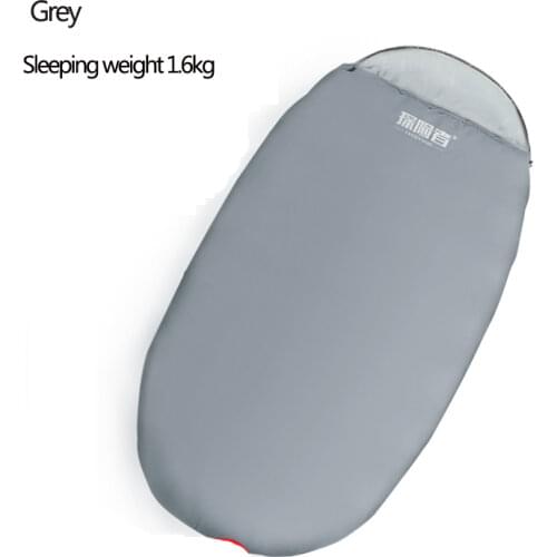 Novel egg shape width 100cm larger space Camping Sleeping Bags 1.3kg or 1.6kg waterproof keep warm Cotton bedding sleeping bag