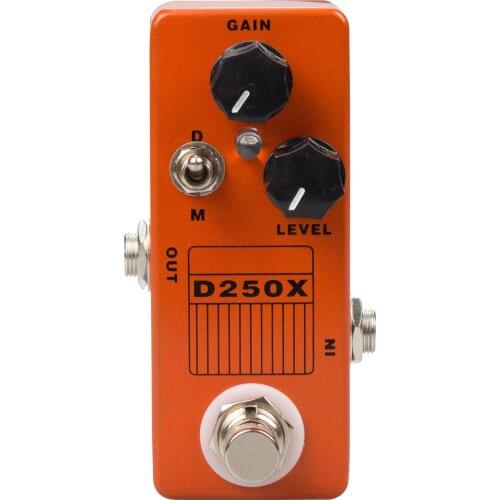 Pedal Guitarra MOSKYAudio D250X Preamp Overdrive Guitar Effect Pedal Drive Boost Pedal