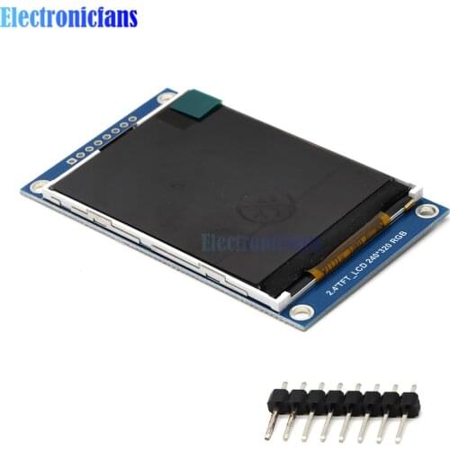 2.4 Inch Full Color Screen TFT LCD Display Without Touch Panel 8 Bits 240X320 ILI9341 Driver SPI Serial Port Module