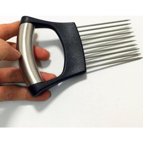 Onion Cutter Creative Multifunction Onion Slicer Tomato Onion Slicing Holder Cutting Loose Meat Fruit Vegetable Chopper Slicer