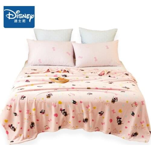 Cartoon pink Minnie Mickey Mouse Soft Flannel Blanket Throw for Boys Girls on Bed Sofa Home Textile Couch Kids Gift hot sale