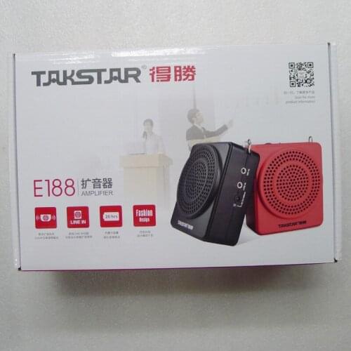 Takstar loundspeaker e188 headset microphone lithium battery MINI Portable Digital Amplifier Tour guide Sales Publicity Etc