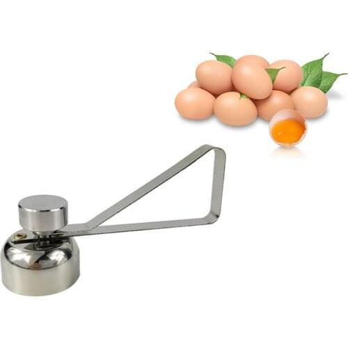 Stainless Steel Boiled Egg Topper Shell Cutter Knocker Egg Cracker Separator Egg Opener Kitchen Gadgets Cutter Accessory