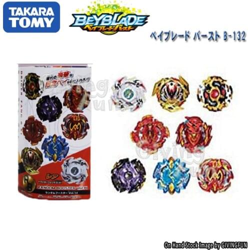 Genuine TOMY BEYBLADE B-132 Super Z Burst Spinning Top 8 Random Packs V.14 Blind Box Gyro