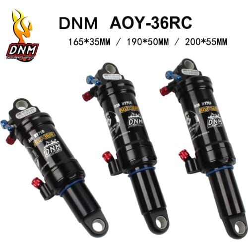 DNM AOY-36RC XC Soft Tail Mtb Bicycle Rear Shock Absorber,mountain Bike Air Rear Shock,Rebound/Lock Out/Air Pressure Adjustable