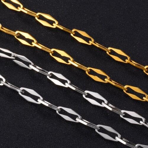 New Style Stainless Steel Ladies Necklace Handmade Chain Popular Jewelry