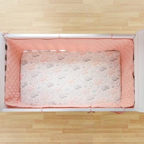 Baby Cot Bumper All Round Padded Crib Bumper Wrap Around Protection Cotton Crib Bumpers Bedding Baby Available in 2 Size