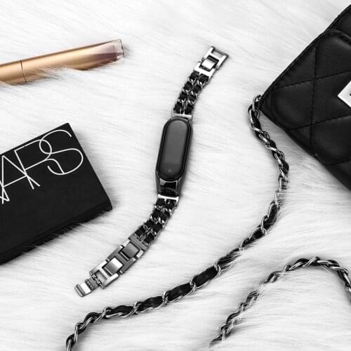 Bracelet For Xiaomi Band 5 Mi Band6 Sport Strap stainless steel wriststrap For xiaomi mi band 4 bracelet Miband 5 NFC mi band 3