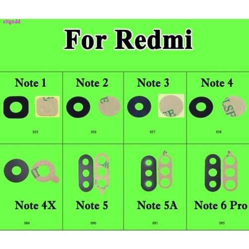 Cltgxdd 1pcs Camera Lens Cover Camera Glass lenses For Xiaomi Redmi Note 1 2 3 4 4X 5A 6 Pro