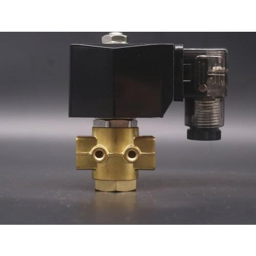 Solenoid Valve,1/4" 2/2-way Direct Acting Brass Normally open Valve 110V 220V 24V 12VOrifice 4/5/6mm 0-7bar/5bar/3bar