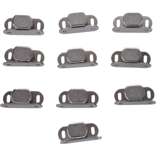Quality 10 pcs Silver Metal Single magnet lock for cabinet door cabinet