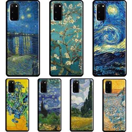 Oil Painting Van Gogh Cover For Samsung Galaxy S20 FE S21 Ultra Note 20 Note9 Note10 S8 S9 S10 Plus Phone Case