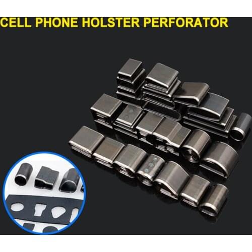 24/39/52/55 PCS Leather Punch Tools Set with Different Sizes & Shapes DIY Craft Accessories for Belt Paper Cloth FP8