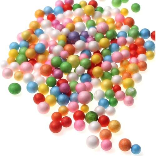 1pack 2-4/7-9mmChristmas Decoration Foam Balls Filler Decorative Craft Bubble Ball Confetti DIY Home Party Supplie