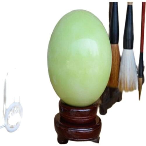 Natural Iceland night luminous pearl ball stone stone ball ornaments Zhaocai fluorescent transport base