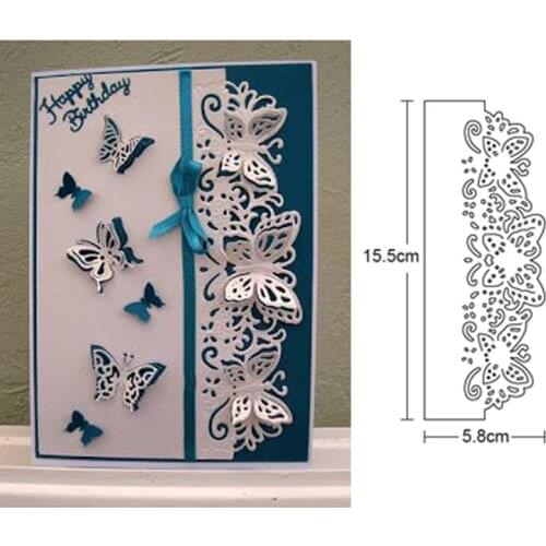 Butterfly Border Frame Metal Cutting Dies Stencil for DIY Scrapbooking Embossing Photo Album Decor Card Craft Die Cut 2020