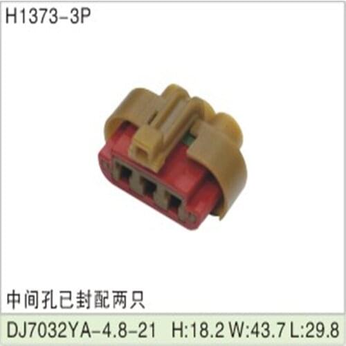 Free shipping 500pcs DJ7032YA-4.8-21 4.8mm 3Pin AMP Car Electrical Wire Connectors for VW,BMW,Audi,Toyota,NISSAN AND other