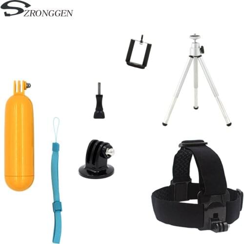 RG Tripod Mini Monopod Head Strap Floaty Bobber with Screw For Xiaomi for Yi 4 K for Gopro Hero 5 4 3+ for SJCAM for SJ4000 VS49