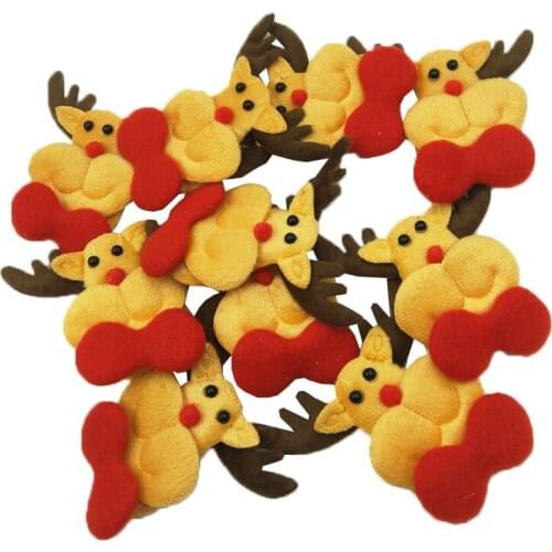 Santa Claus Snowman Elk Christmas Ornaments Merry Christmas Favor Party Decorations for Home New Year Gift Manual DIY Material