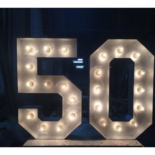 DIY Gaint Marquee Numbers Sign Letters Lights Large Light Up Letters Numbers Marquee Letter