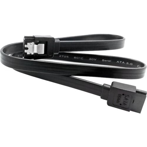 Serial SATA 3 Data HDD Hard Disk Drive Signal Cable Black Straight High Speed 40CM Sata3.0 Solid State Hard Disk