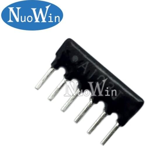 20pcs DIP exclusion Network Resistor array 6pin 220 330 470 510 1K 1.5K 2K 2.2K 3K 3.3K 4.7K 5.1K 10K 22K 47K 100K ohm
