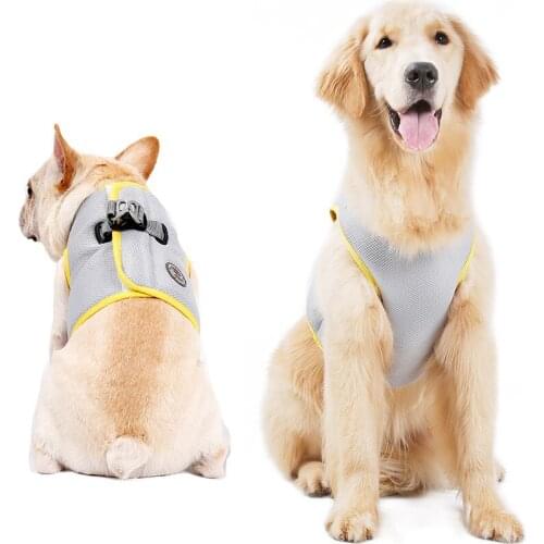 Dog Vest Clothes Ropa Perro Para Pet Costume Grande Roupa Chaleco Summer Anti-heatstroke Mesh Adjustable Cooling Harness Vests